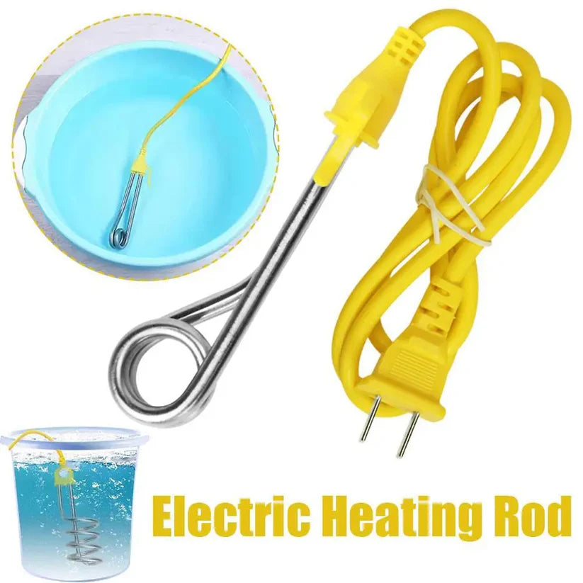 Portable Electric Water Heater Rod - Quick Heating Rod for Home & Travel